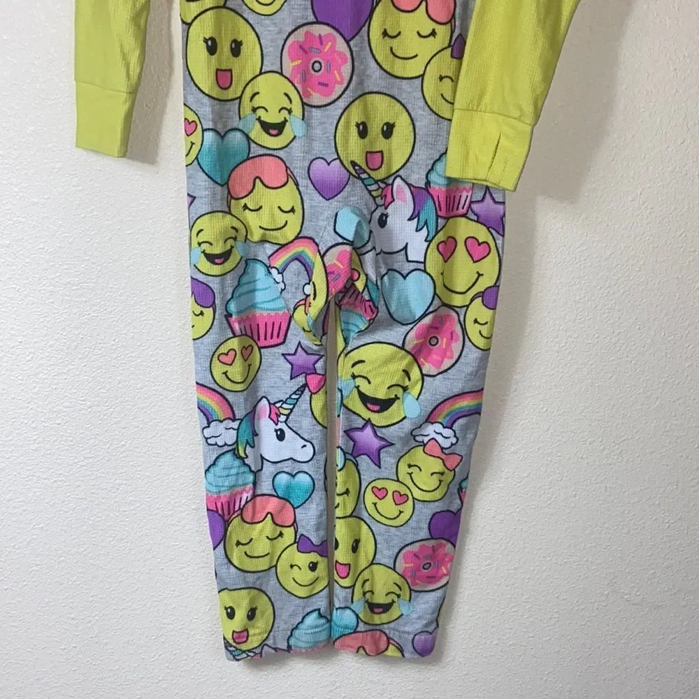 10X$50  Justice Emoji Onesie Pajama’s Onesies Unicorn Size 10